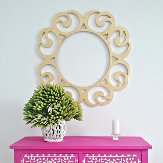 Marco dorado redondo neobarroco | Bohemian and chic